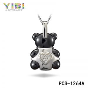 Ceramic Pendant Manufacturer High-tech Ceramic Bear Pendant