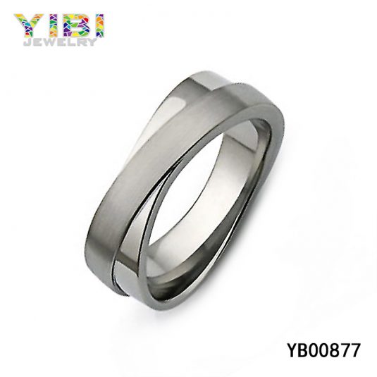 Classy Titanium Infinity Ring Manufacturer