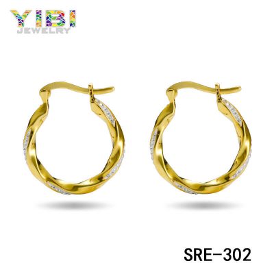 Brass Gold-Plated Earrings
